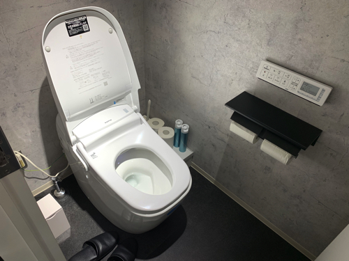 バーネススタイルのトイレ