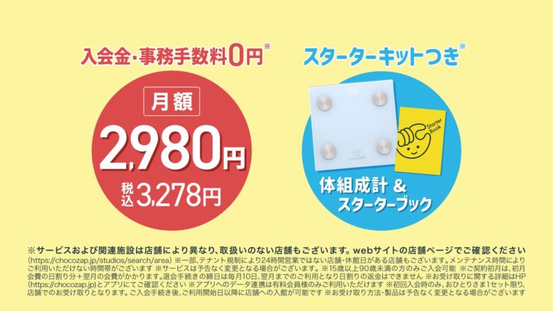 チョコザップのスターターキット